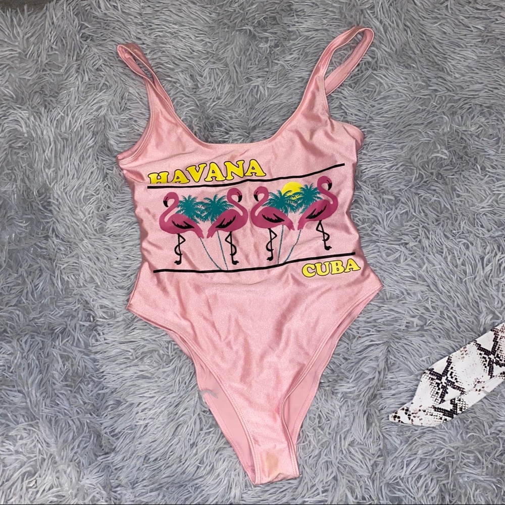 Havana Cuba Flamingo Onepiece